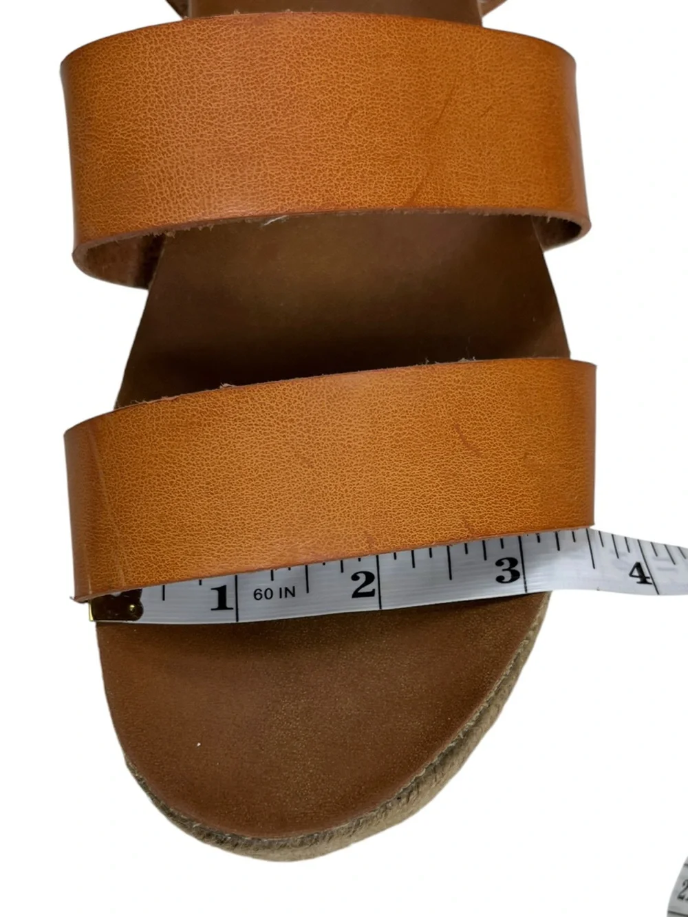 Patrizia by Spring Step Larissa-CA Espadrille Platform Sandals Size EU 37 Cognac